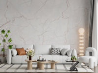Fotomurale con delicate venature di marmo rosa cipria