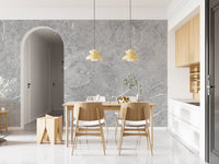 Murale da parete con texture effetto marmo grigio minimalista