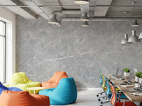 Papier peint mural en marbre gris veiné classique