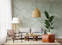 Serene Olive Stone Texture Wall Mural