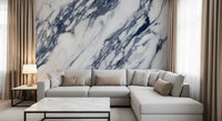 Wandbild mit monochromer Marmorader-Textur