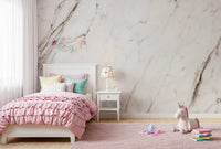 Wandbild mit cremefarbener italienischer Marmorplatte