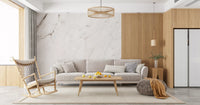 Wandbild mit cremefarbener italienischer Marmorplatte