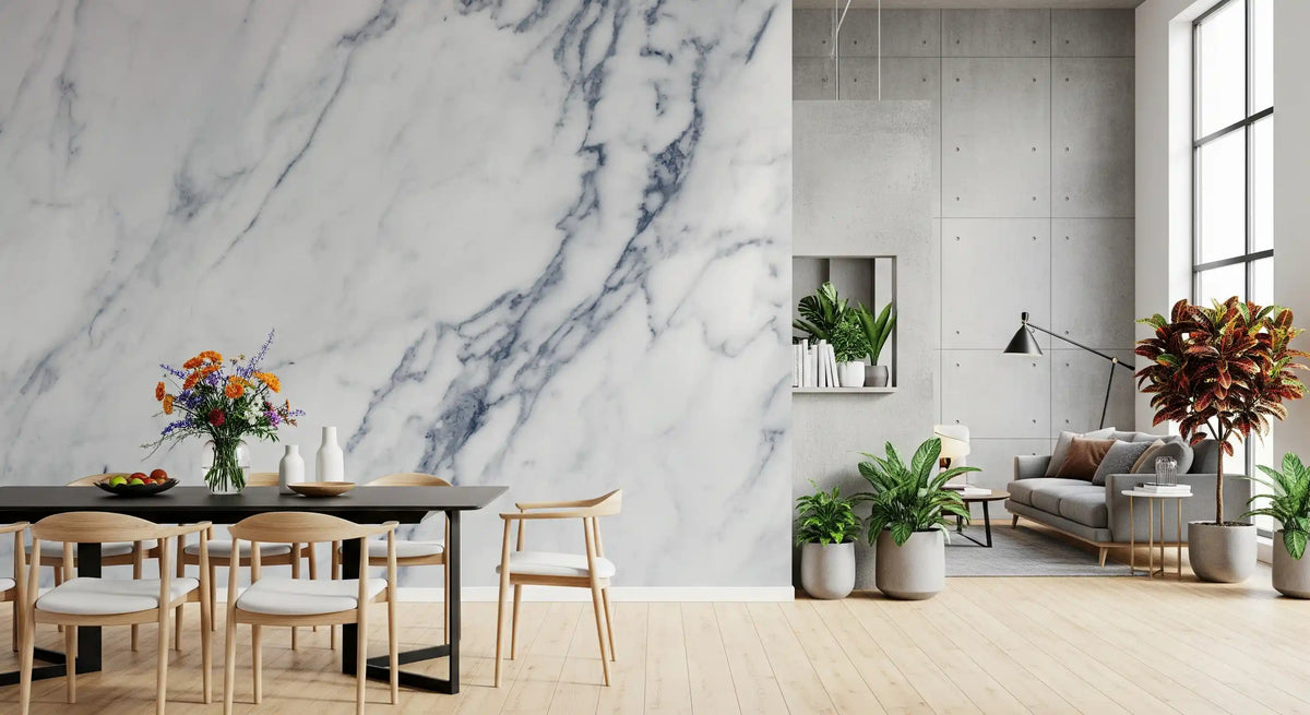 Classic Carrara Marble Vein Wall Mural