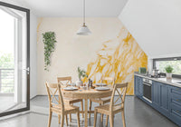 Golden Vein Marble Surface Wall Mural