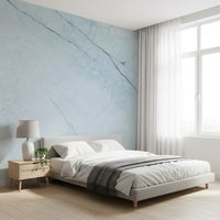 Wandbild mit ätherischen azurblauen Marmoradern