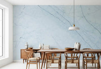 Wandbild mit ätherischen azurblauen Marmoradern
