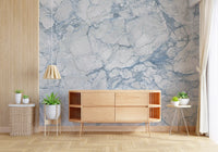 Wandbild mit ätherischer blauer Marmorplatte