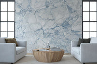 Wandbild mit ätherischer blauer Marmorplatte