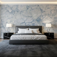 Wandbild mit ätherischer blauer Marmorplatte