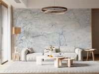 Mural de pared con textura de piedra azul celeste fresca