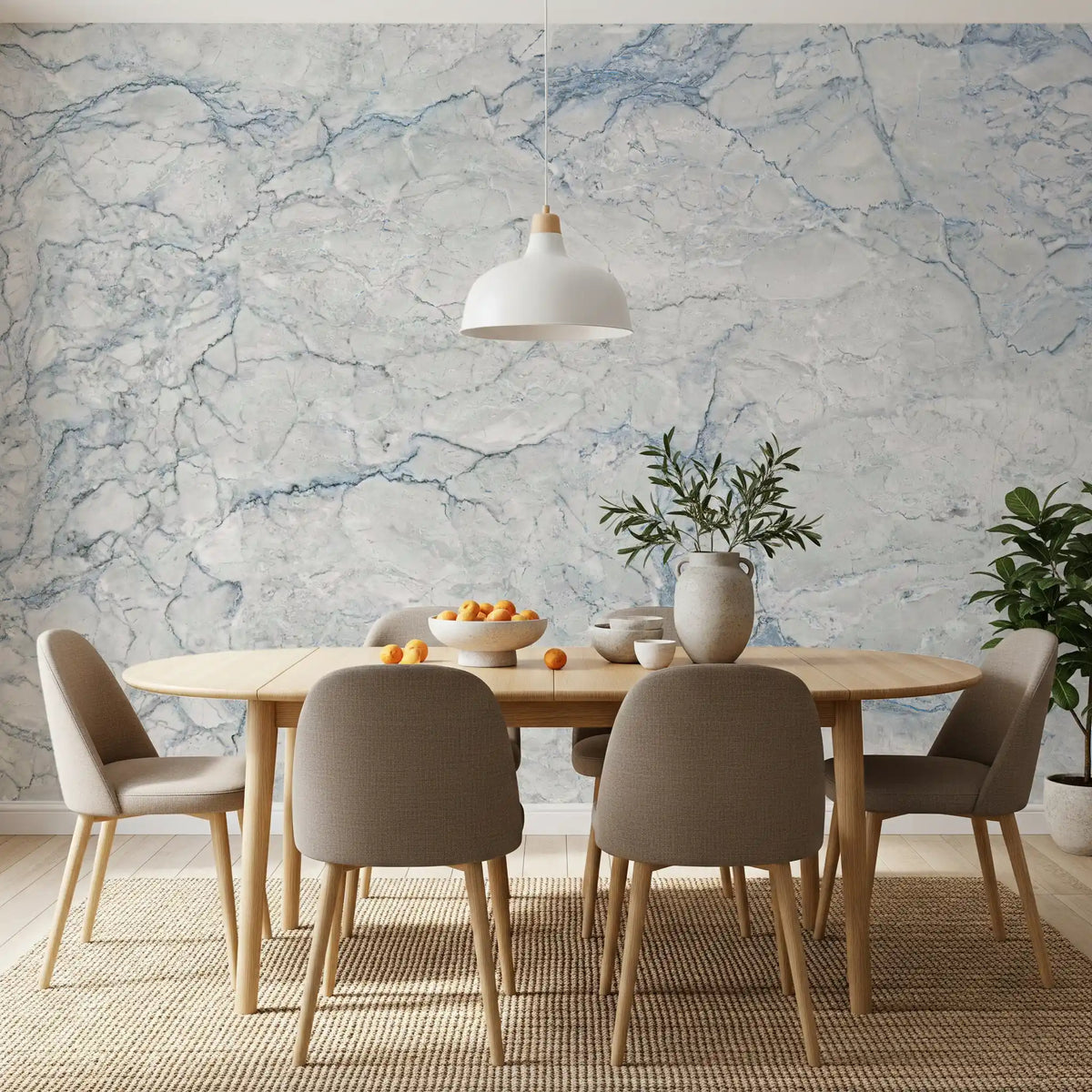 Mural de pared con textura de piedra azul celeste fresca