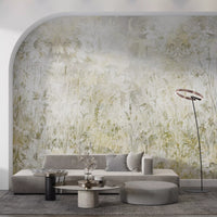 Botanical Damask Wildflower Meadow Wall Mural
