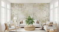 Botanical Damask Wildflower Meadow Wall Mural