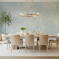Wandbild mit ätherischem azurblauem Marmorstein