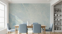 Wandbild mit Textur einer kühlen azurblauen Marmorplatte