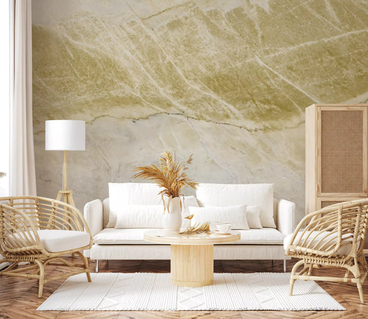 Golden Vein Natural Stone Texture Wall Mural