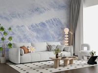 Azure Marble Veins Wall Mural