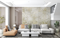Botanisches Damast-Wildblumenwiesen-Wandbild Wandbild Wandbild