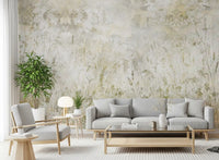 Botanisches Damast-Wildblumenwiesen-Wandbild Wandbild Wandbild