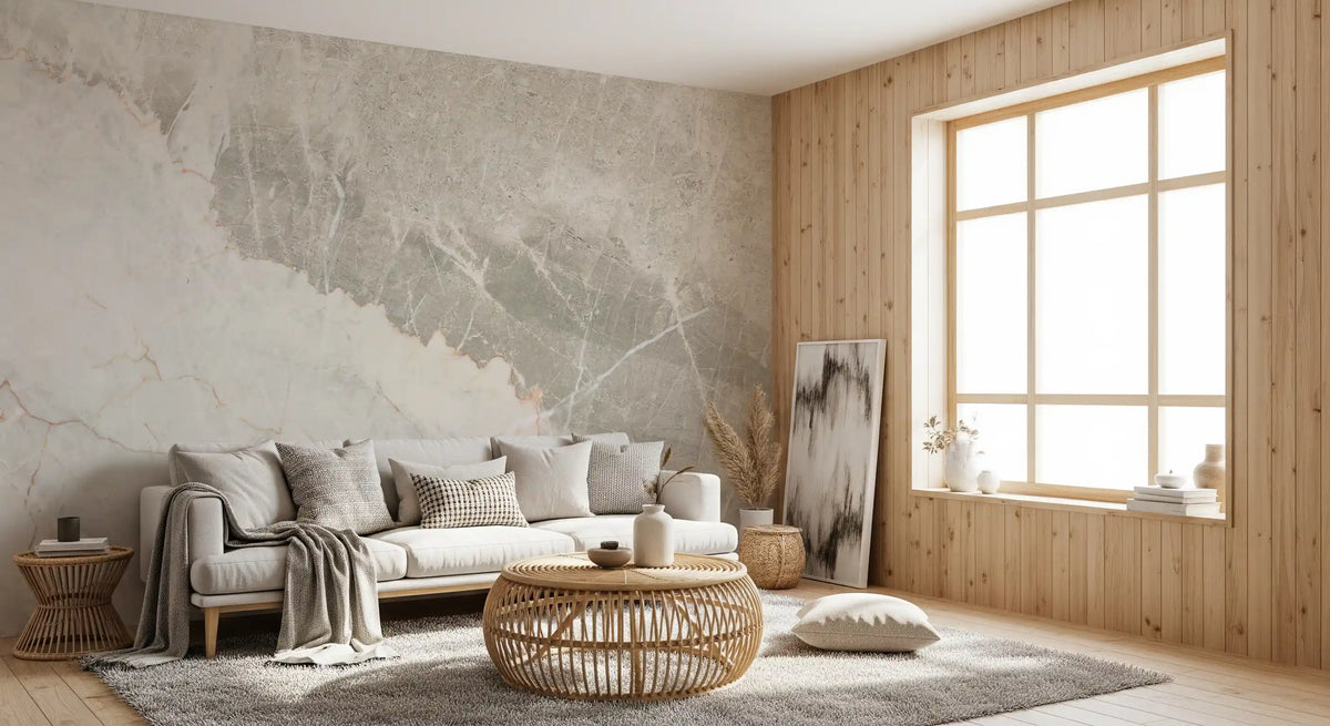 Wandbild mit einer Komposition aus natürlichen Steinadern