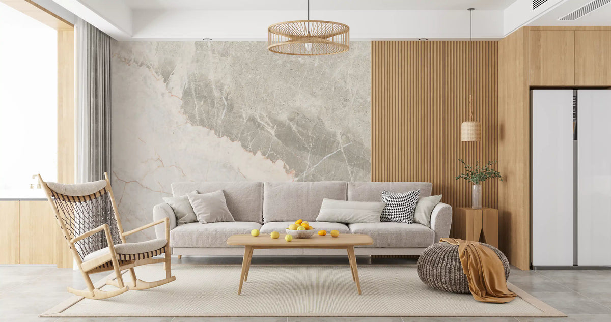 Wandbild mit einer Komposition aus natürlichen Steinadern