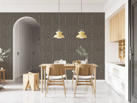 Carta da parati con texture a onde lineari monocromatiche⁠