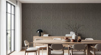 Carta da parati con texture a onde lineari monocromatiche⁠
