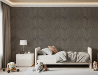 Carta da parati con texture a onde lineari monocromatiche⁠