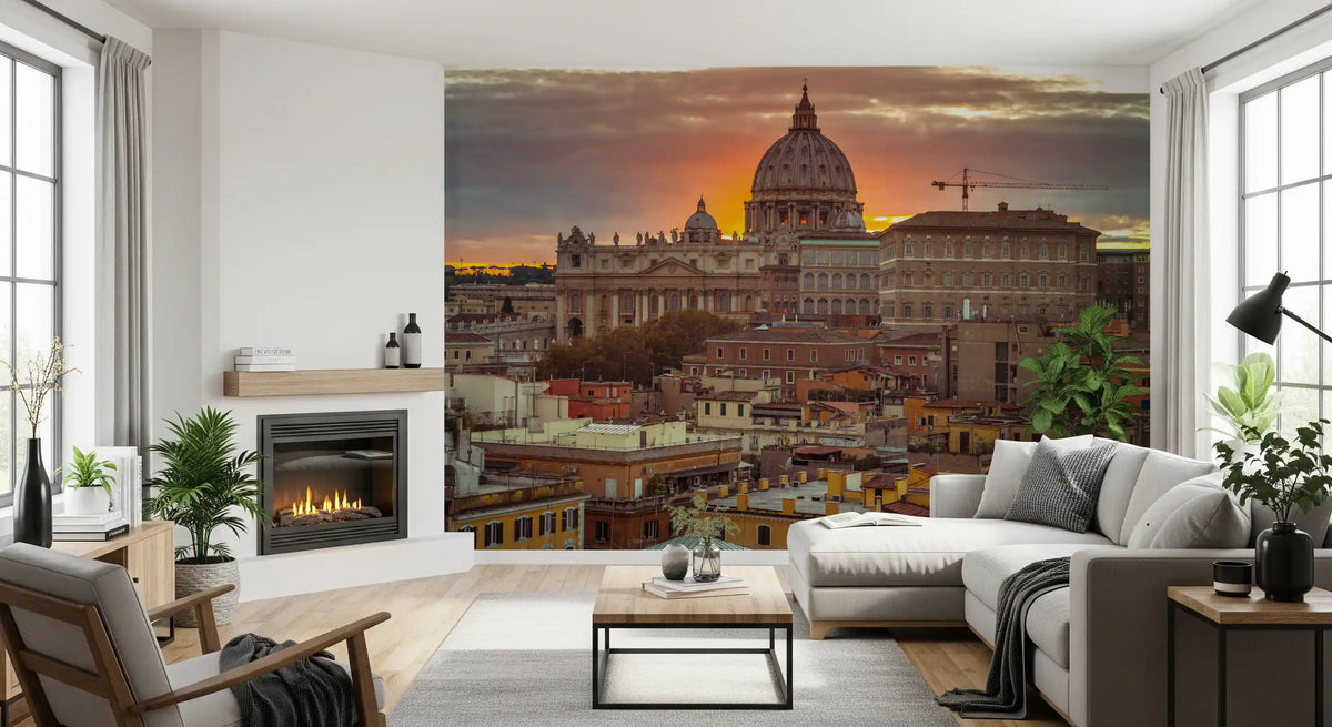 Wandbild „Goldene Stunde“ in der Petersbasilika