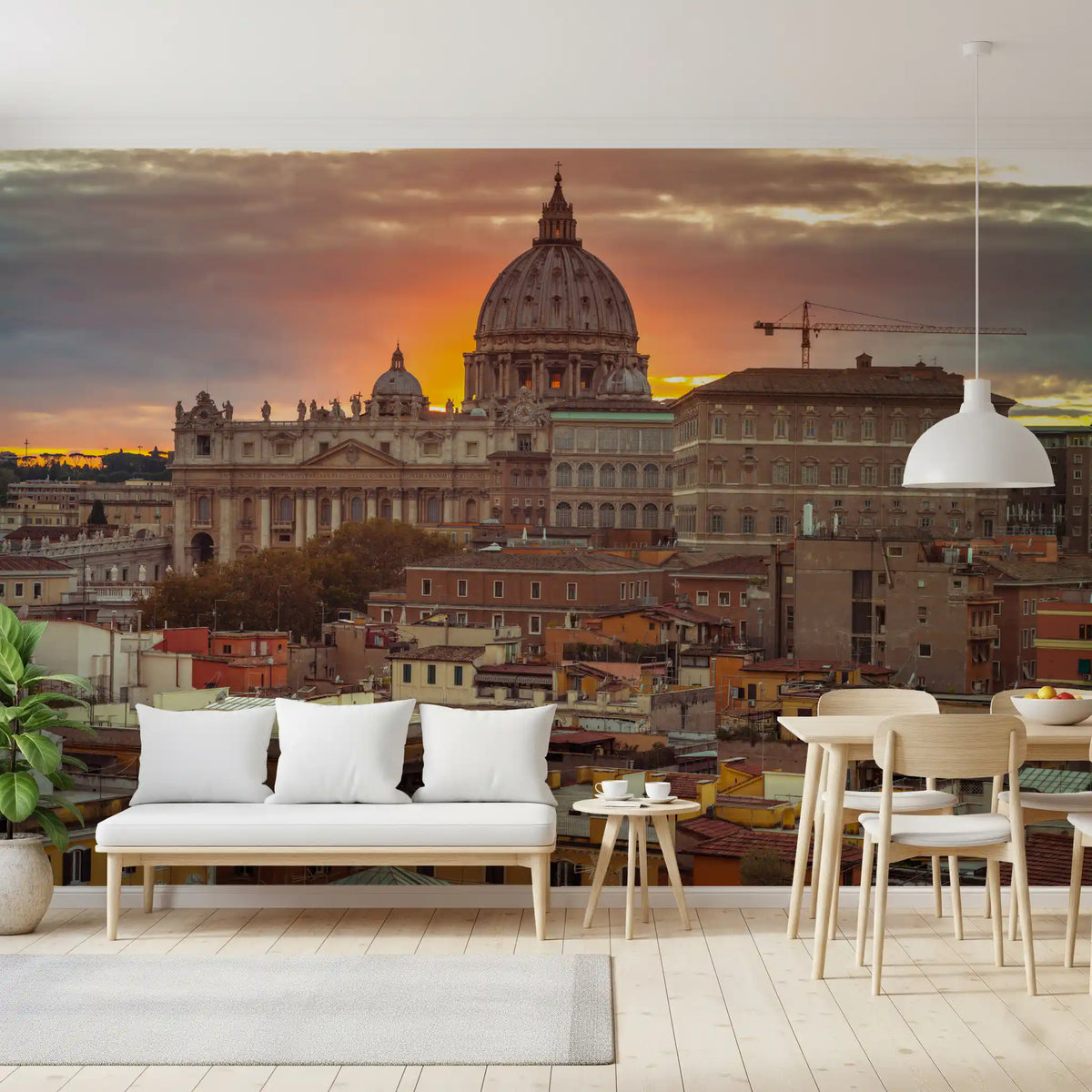 Wandbild „Goldene Stunde“ in der Petersbasilika