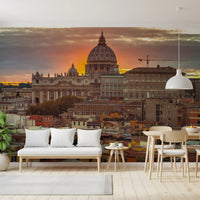 Wandbild „Goldene Stunde“ in der Petersbasilika