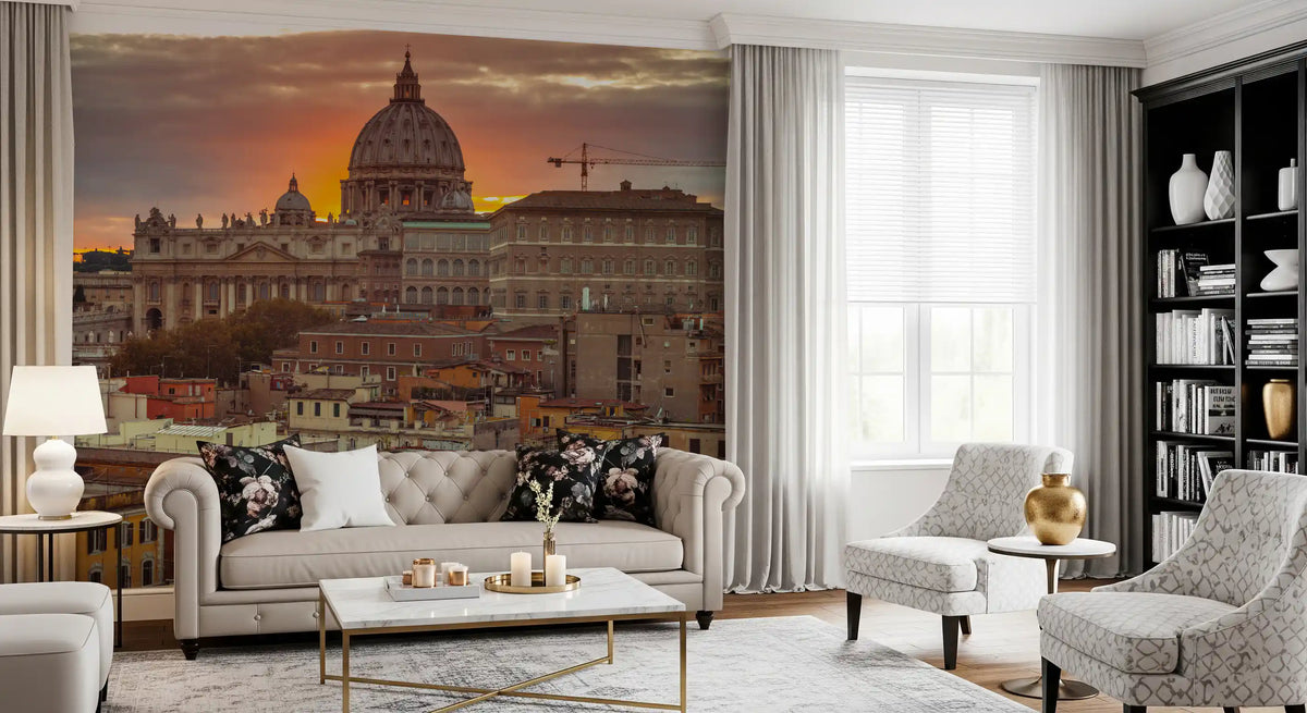 Wandbild „Goldene Stunde“ in der Petersbasilika