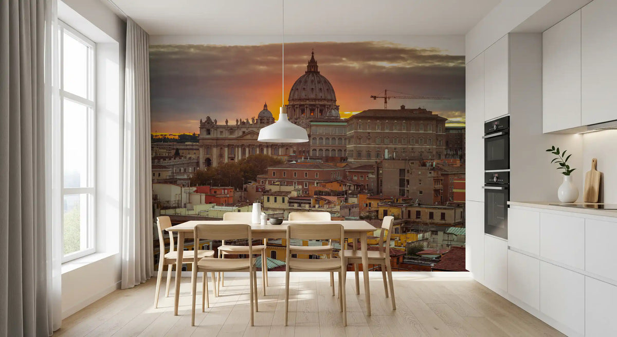 Wandbild „Goldene Stunde“ in der Petersbasilika