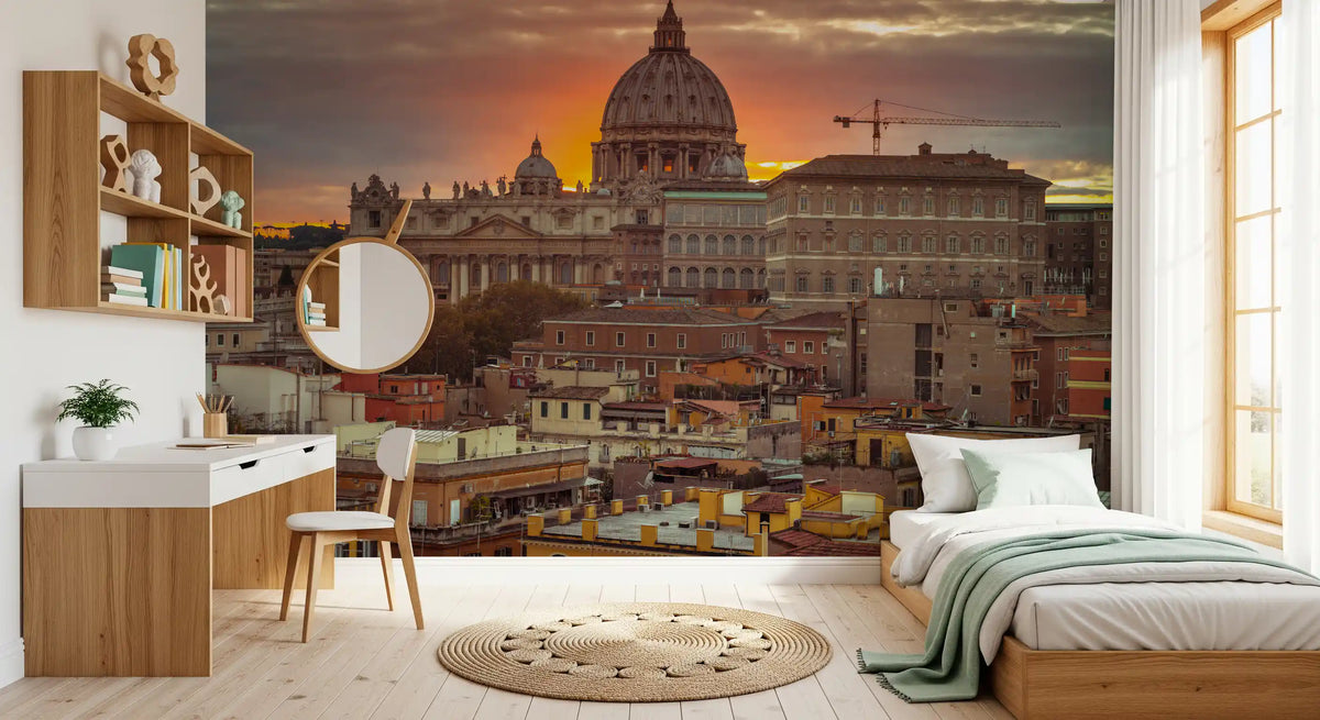Wandbild „Goldene Stunde“ in der Petersbasilika