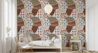 Nordic-Noel-Collage-Tapete