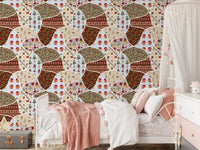 Nordic-Noel-Collage-Tapete