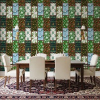 Tapete mit Mosaik aus Kiefernwald⁠