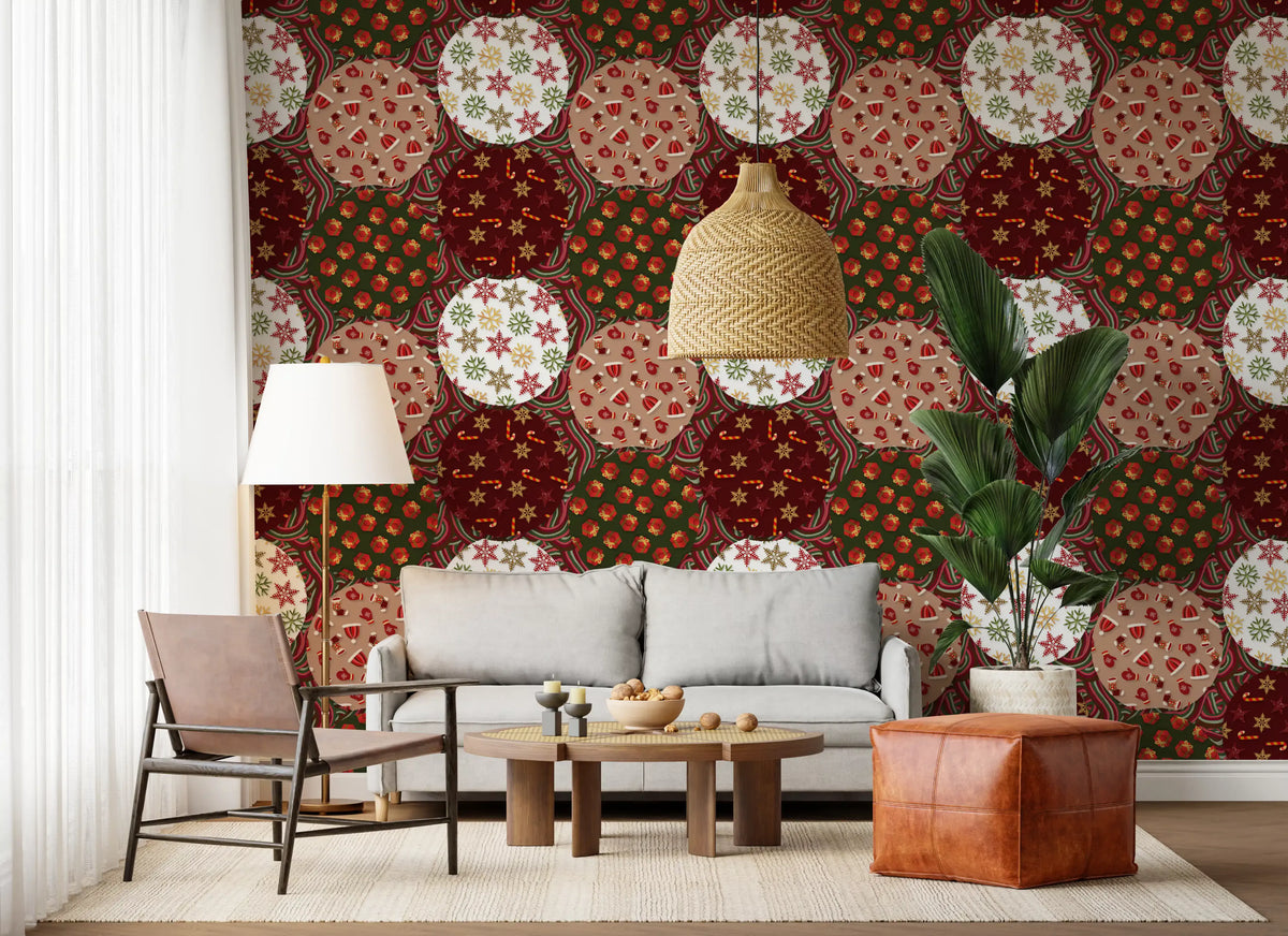 Winter Solstice Medallions Wallpaper⁠