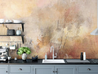 Artistic Oil Painted Abstract Wall Mural - Giffywalls