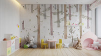 Fairy Tale Timber Glow Mural - Giffywalls