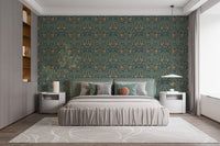 Timeless vintage flower pattern mural
