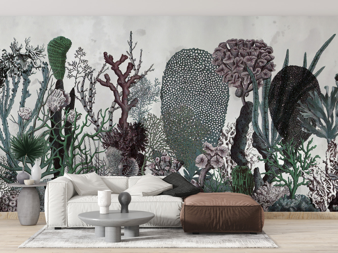 Flowers & Plant Wallpaper Mural
