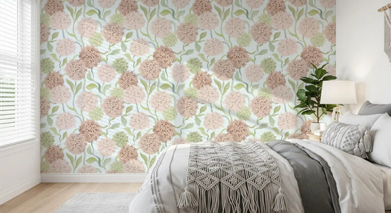 Dreamy Watercolor Petal Clusters Wallpaper⁠