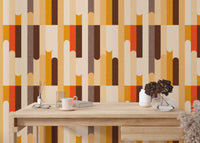 Classic retro wallpaper with modern appeal
