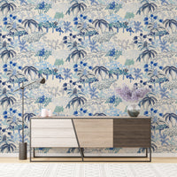 Chic fresco wallpaper with Florentine charm