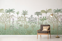 Nature-inspired exotic tropical wall design
