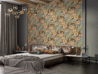 Victorian Cottage Garden wallpaper showcasing timeless garden charm.
