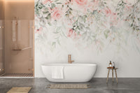 Ethereal Rose Garden Mural - Giffywalls