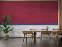 Elegant tied thread pattern mural for stylish interiors.
